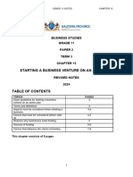 Teacher Business Studies Grade 11 Notes Chapter 15