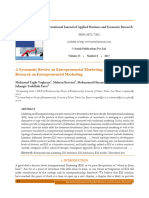 A Systematic Review On Entrepreneurial Marketing-Three Decade Research On Entrepreneurial Marketing