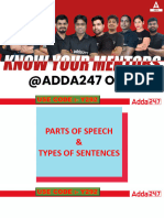 Part of Speech & Typ of Sentence - 1