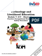 TLE8 Mod7 ICT Illustration Practice Occupational Health and Safety Procedure v2