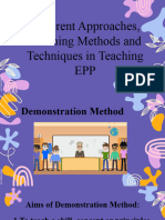 Demontration Method and Cooperative Learning