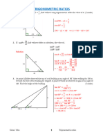 Trigonometric Ratios Q & A