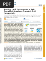 Spotting Local Environments in SelfAssembled Monolayer-Protected Gold