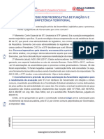 Aula 43 - Competência Foro Por Prerrogativa de Função IV e Competência Territorial