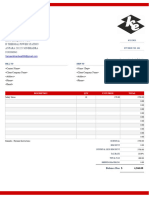 Modern Excel Invoice Template