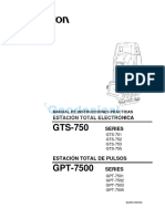 Topcon - GPT-7500 GTS-750 Series