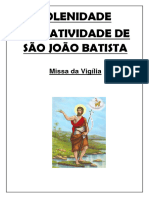 4 - Vigília Solenidade de São João Batista