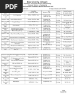 CSE Even Sem End Term Practical Exam Schedule April 2024