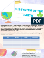 Subsystem of The Earth