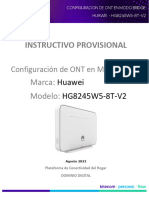 Configuración en Modo Bridge ONT HUAWEI HG8245W5-8T-V2 NT24082023