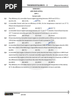 Sheet - 01 - Thermodynamics-2