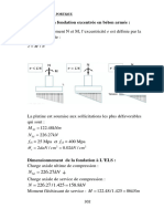 Calcul de La Fondation Excentree