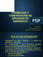 Capacitacion de Brigada de Emergencia