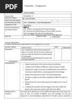 Hospitality-1 Assignments Written