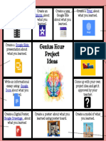 Genius Hour Project Ideas