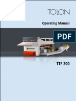 Tolon TTF Operating Manual