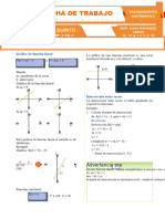 Gráfica de La Función Lineal para Cuarto Grado de Secundaria