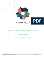 EP7.002.003 NEOM E MS PRO-005 Soil and Water Control Rev 002