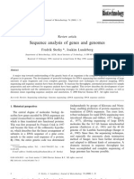 Fredrik Sterky and Joakim Lundeberg - Sequence Analysis of Genes and Genomes