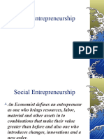 Social Entrepreneurship