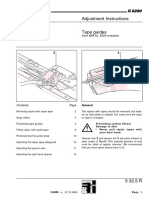 Adjustment Instructions: From WM No. 5224 Onwards