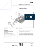 Adjustment Instructions: Function