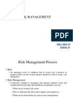 Session 10-11 Project Risk Management