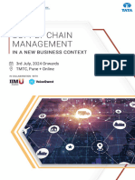 Supply Chain Management in A New Business Context 3 July 2024 Onwards New