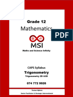 Trigonometry 2D & 3D Revision Booklet