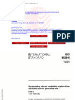 ISO 8528-6-1993 Reciprocating Internal Combustion Engine Driven Alternating Current Generating Sets - Part 6 - Test Methods