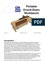 Portable Knock-Down Workbench Instructions