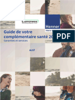 Guide Frais de Santé LUMINESS Actif