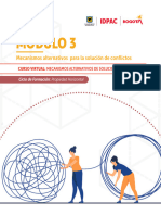 Módulo 3 Mecanismos Alternativos de Solución de Conflictos