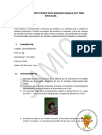 Manual de Instrucciones para Maquinas Manuales y Semi Manuales