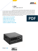 Datasheet Axis f9114 Main Unit en US 432166