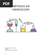 Informe de Métodos de Separación