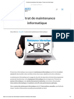 Contrat de Maintenance Informatique - Proservices-Informatique