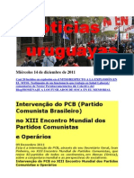 Noticias Uruguayas Miércoles 14 de Diciembre de 2011