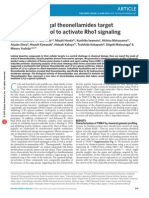 Marine Antifungal Theonellamides Target 3b-Hydroxysterol To Activate Rho1 Signaling