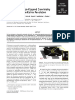 Nanoscale, Phonon-Coupled Calorimetry With Sub-Attojoule/Kelvin Resolution