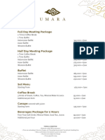 Pricelist Umara 2024