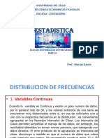 Estadistica: Universidad Del Zulia Facultad de Ciencia Economicas Y Sociales Escuela: Contaduria