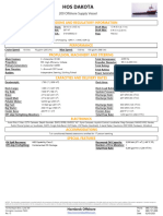 HOS Dakota Spec Sheet