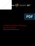 Catalogo de Precios Gardam Premium Motors Details.