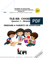 He - Cookery - GR9 - Q1 - Module 4 For Student