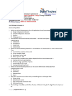 UACE Biology 2020 Paper 1 and Answers