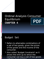 Indifference Consumer Eqilibrium