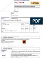 Safety Data Sheet: Identification of The Substance/preparation and Company/undertaking 1