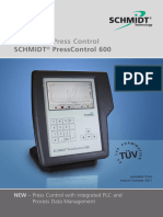 Press Controls Presscontrol 600 by Schmidt Technology GMBH