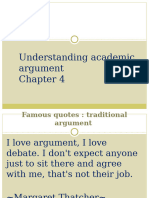 Chapter 4 Understanding Academic Argument